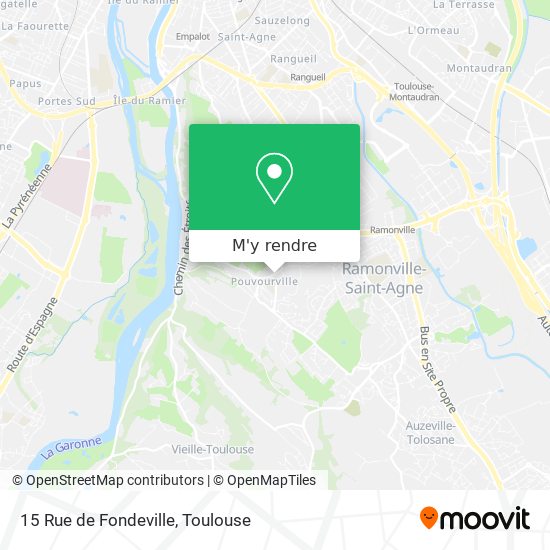 15 Rue de Fondeville plan