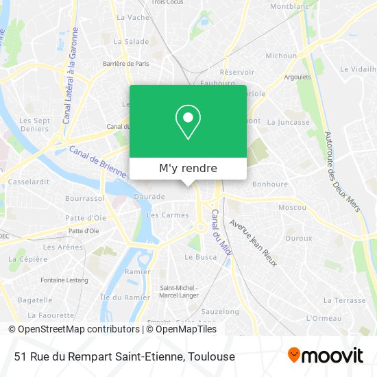 51 Rue du Rempart Saint-Etienne plan