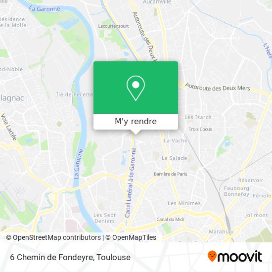 6 Chemin de Fondeyre plan