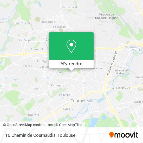 10 Chemin de Cournaudis plan