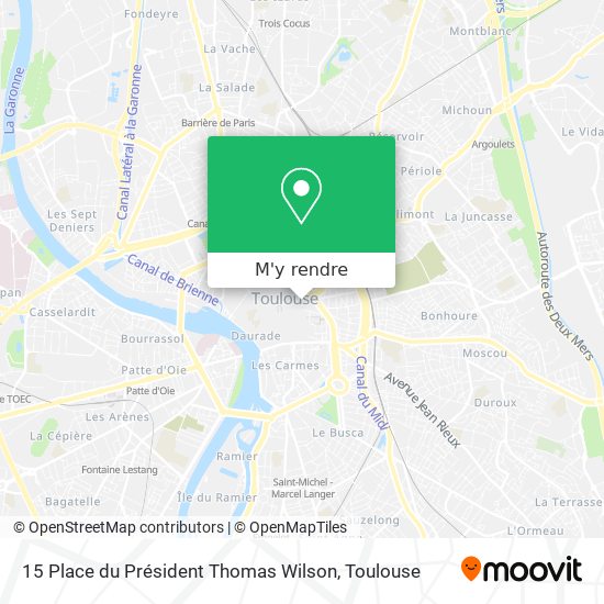 15 Place du Président Thomas Wilson plan