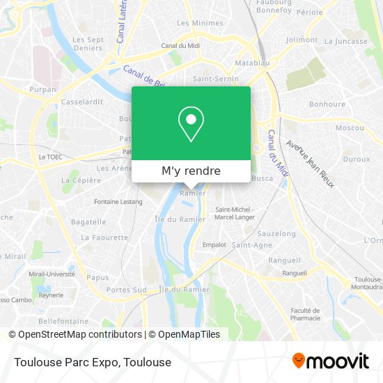Toulouse Parc Expo plan