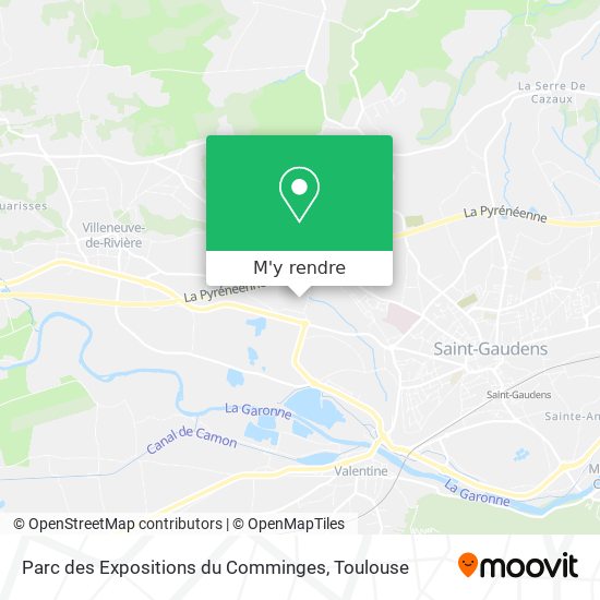 Parc des Expositions du Comminges plan