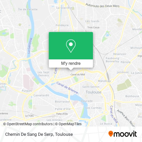 Chemin De Sang De Serp plan