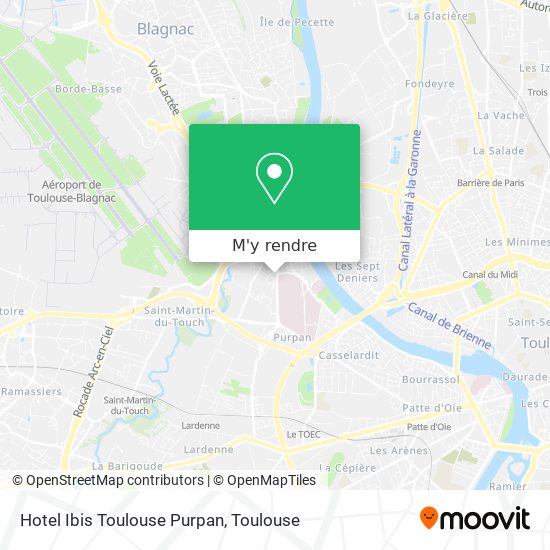 Hotel Ibis Toulouse Purpan plan