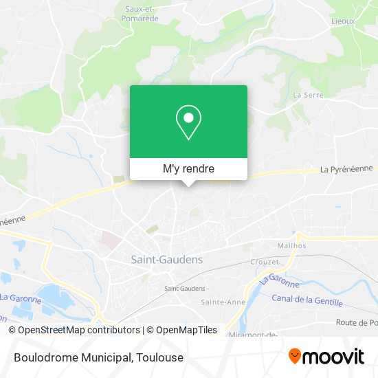 Boulodrome Municipal plan