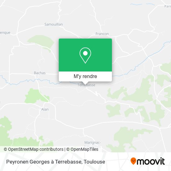 Peyronen Georges à Terrebasse plan