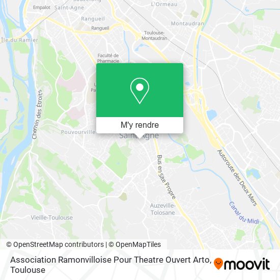 Association Ramonvilloise Pour Theatre Ouvert Arto plan