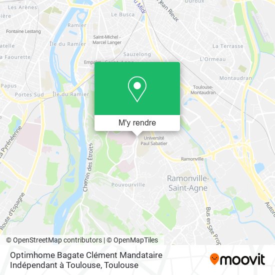 Optimhome Bagate Clément Mandataire Indépendant à Toulouse plan