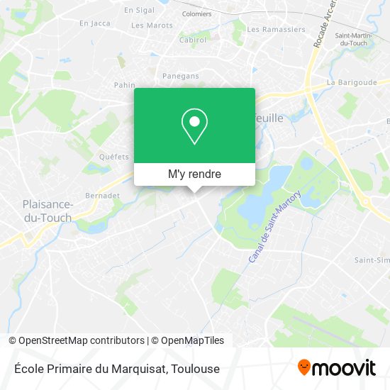 École Primaire du Marquisat plan