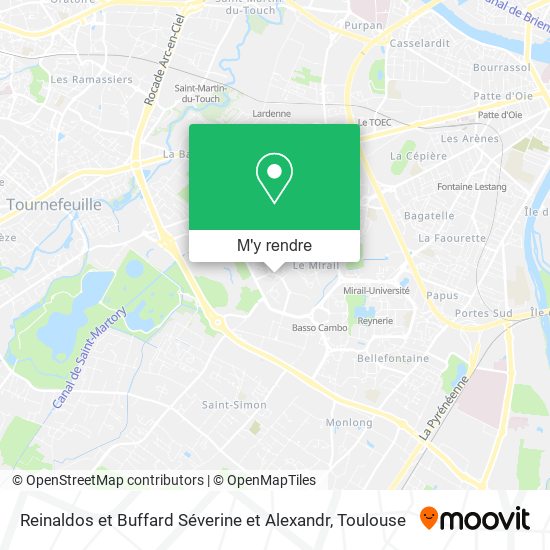 Reinaldos et Buffard Séverine et Alexandr plan