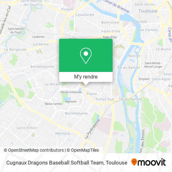 Cugnaux Dragons Baseball Softball Team plan