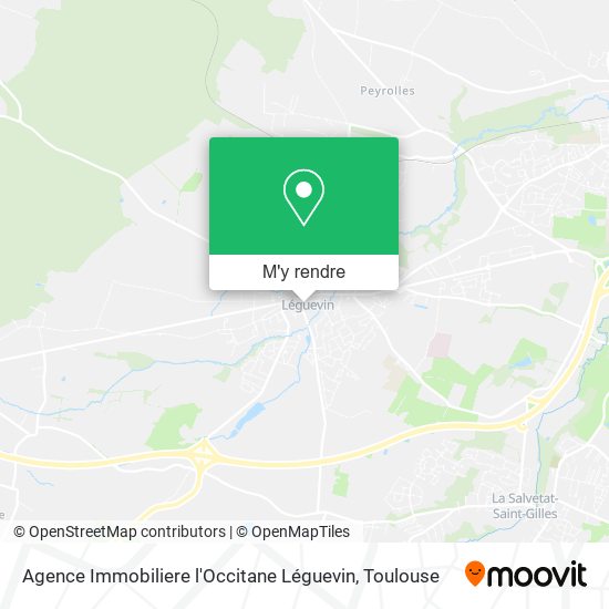 Agence Immobiliere l'Occitane Léguevin plan