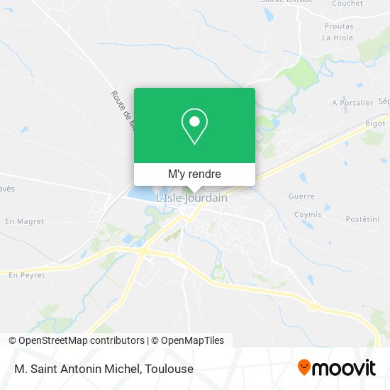 M. Saint Antonin Michel plan