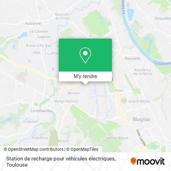 Station de recharge pour véhicules électriques plan