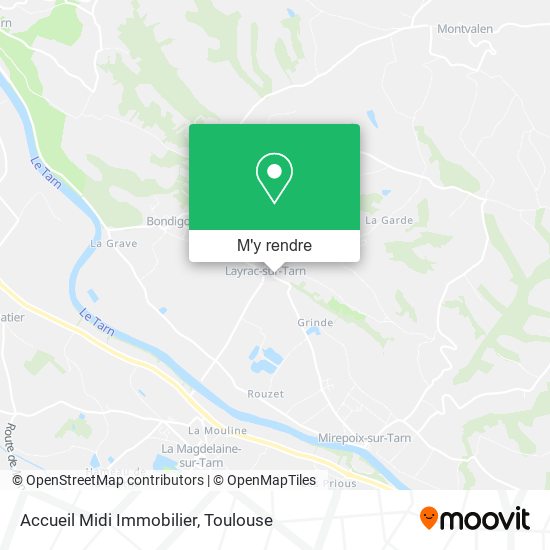 Accueil Midi Immobilier plan