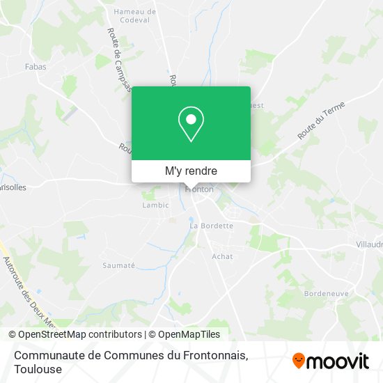 Communaute de Communes du Frontonnais plan