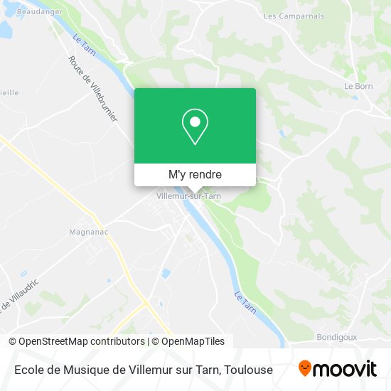 Ecole de Musique de Villemur sur Tarn plan