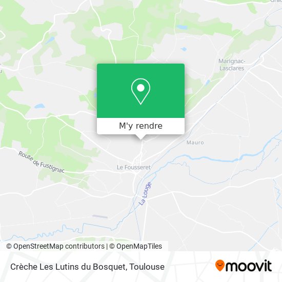 Crèche Les Lutins du Bosquet plan