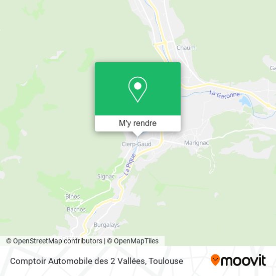 Comptoir Automobile des 2 Vallées plan