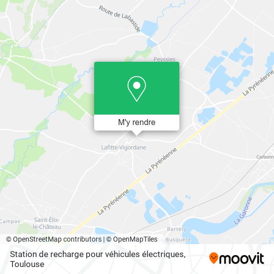 Station de recharge pour véhicules électriques plan
