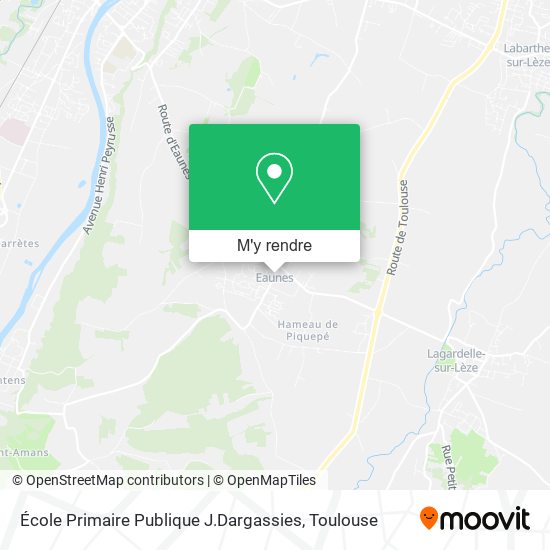 École Primaire Publique J.Dargassies plan
