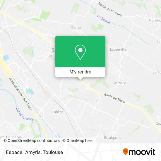 Espace l'Amyris plan