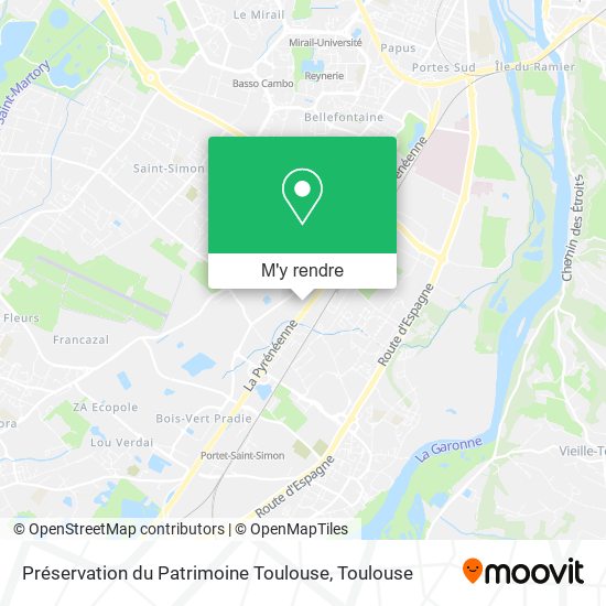 Préservation du Patrimoine Toulouse plan