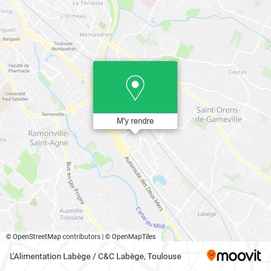 L'Alimentation Labège / C&C Labège plan