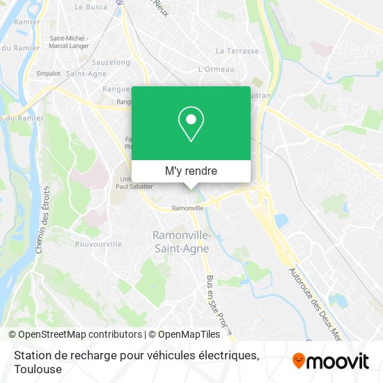 Station de recharge pour véhicules électriques plan