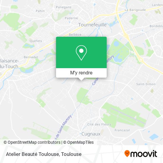 Atelier Beauté Toulouse plan