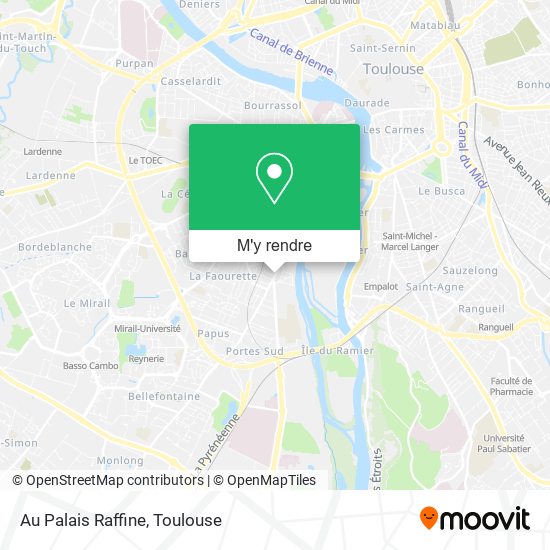 Au Palais Raffine plan