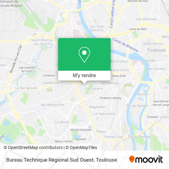 Bureau Technique Régional Sud Ouest plan