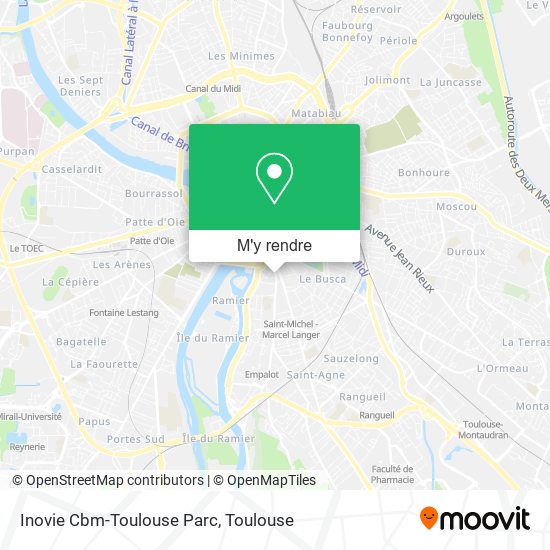 Inovie Cbm-Toulouse Parc plan