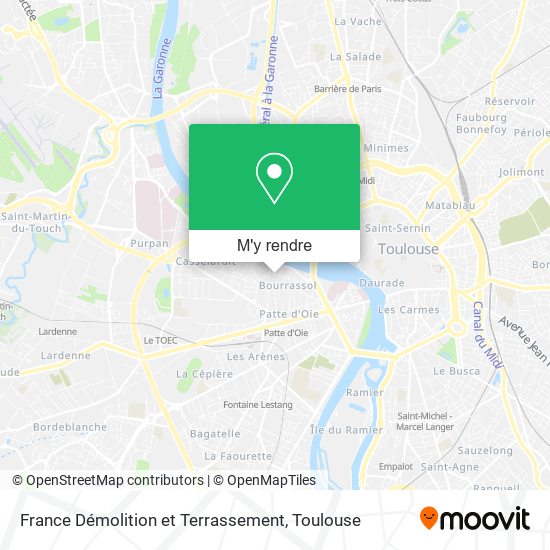 France Démolition et Terrassement plan