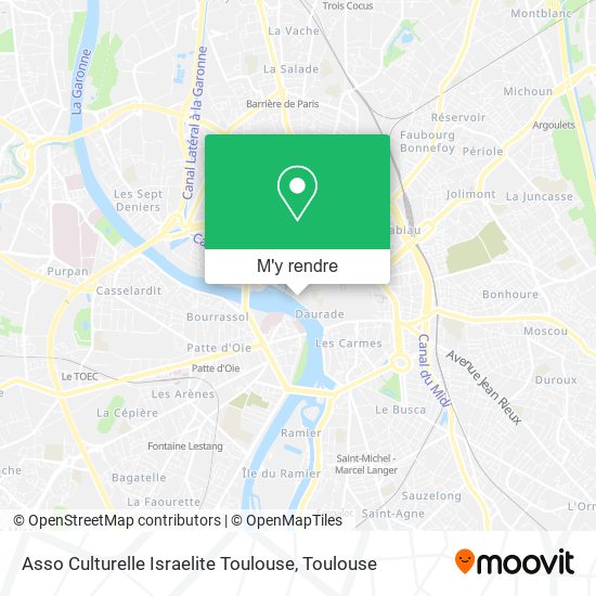 Asso Culturelle Israelite Toulouse plan
