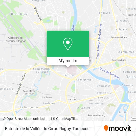 Entente de la Vallée du Girou Rugby plan