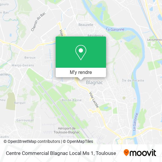 Centre Commercial Blagnac Local Ms 1 plan