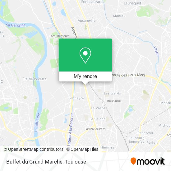 Buffet du Grand Marché plan