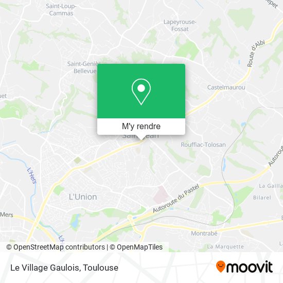Le Village Gaulois plan