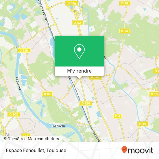 Espace Fenouillet plan