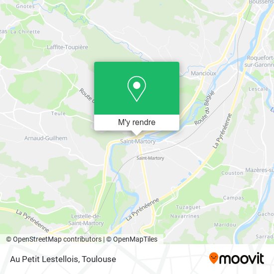 Au Petit Lestellois plan