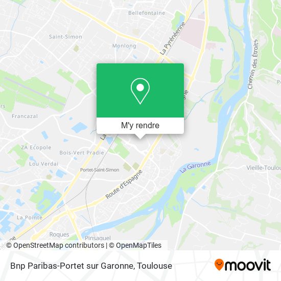 Bnp Paribas-Portet sur Garonne plan