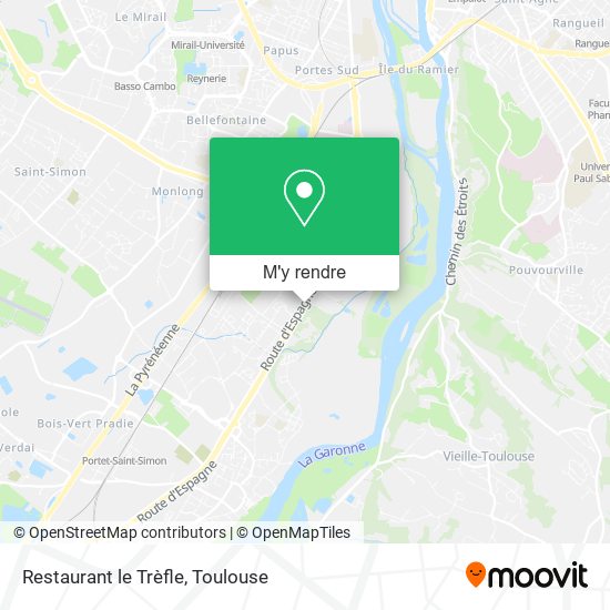 Restaurant le Trèfle plan