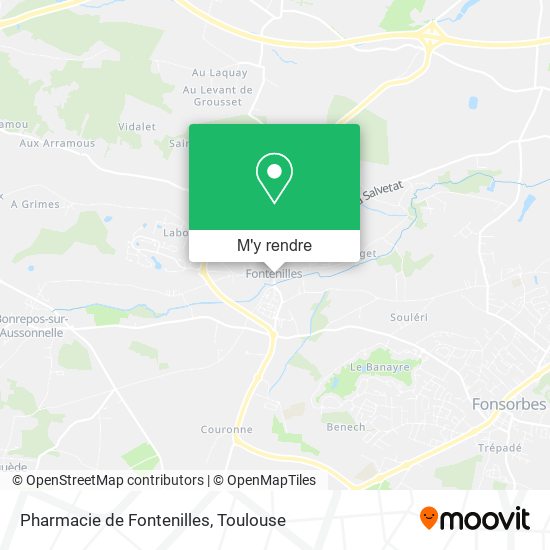 Pharmacie de Fontenilles plan