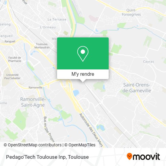 Pedago'Tech Toulouse Inp plan