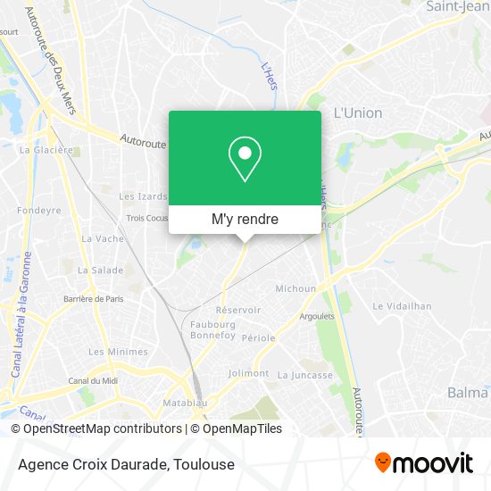 Agence Croix Daurade plan