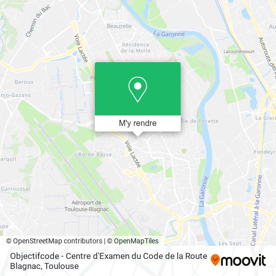 Objectifcode - Centre d'Examen du Code de la Route Blagnac plan