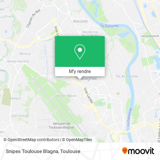 Snipes Toulouse Blagna plan