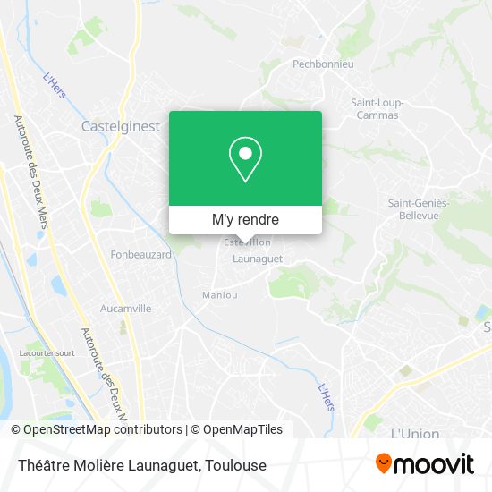 Théâtre Molière Launaguet plan